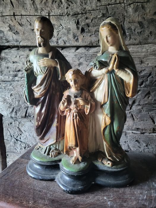 Święta Rodzina Stara figurka