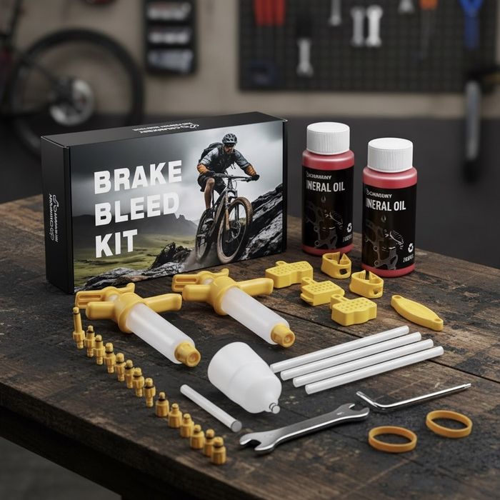 Nowy Zestaw do odpowietrzania hamolców-olej w zestawie Shimano/Tektor