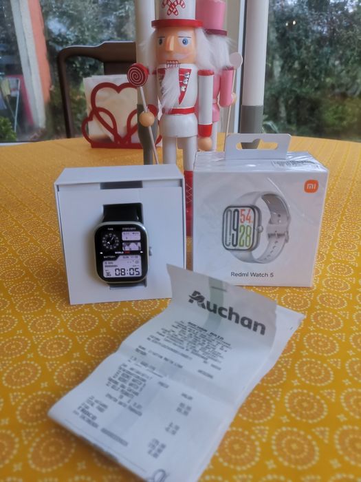 Xiaomi Redmi Watch 5 como novo com factura e garantia e pulseira extra