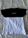 T-shirt Guess czarno-biały
