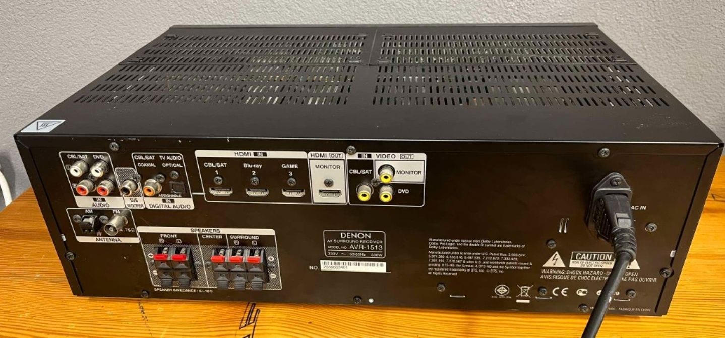 Amplituner Denon AVR 1513 Kino domowe