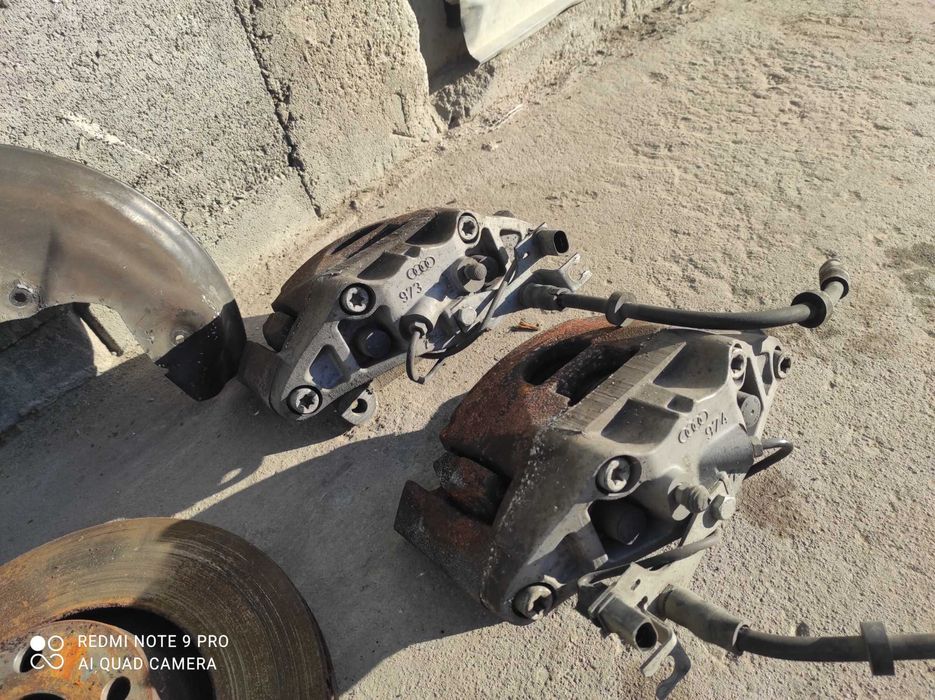 Audi A6 C6 a4 zaciski 974 973 jarzma 716 tarcze oryginał gwarancja 320