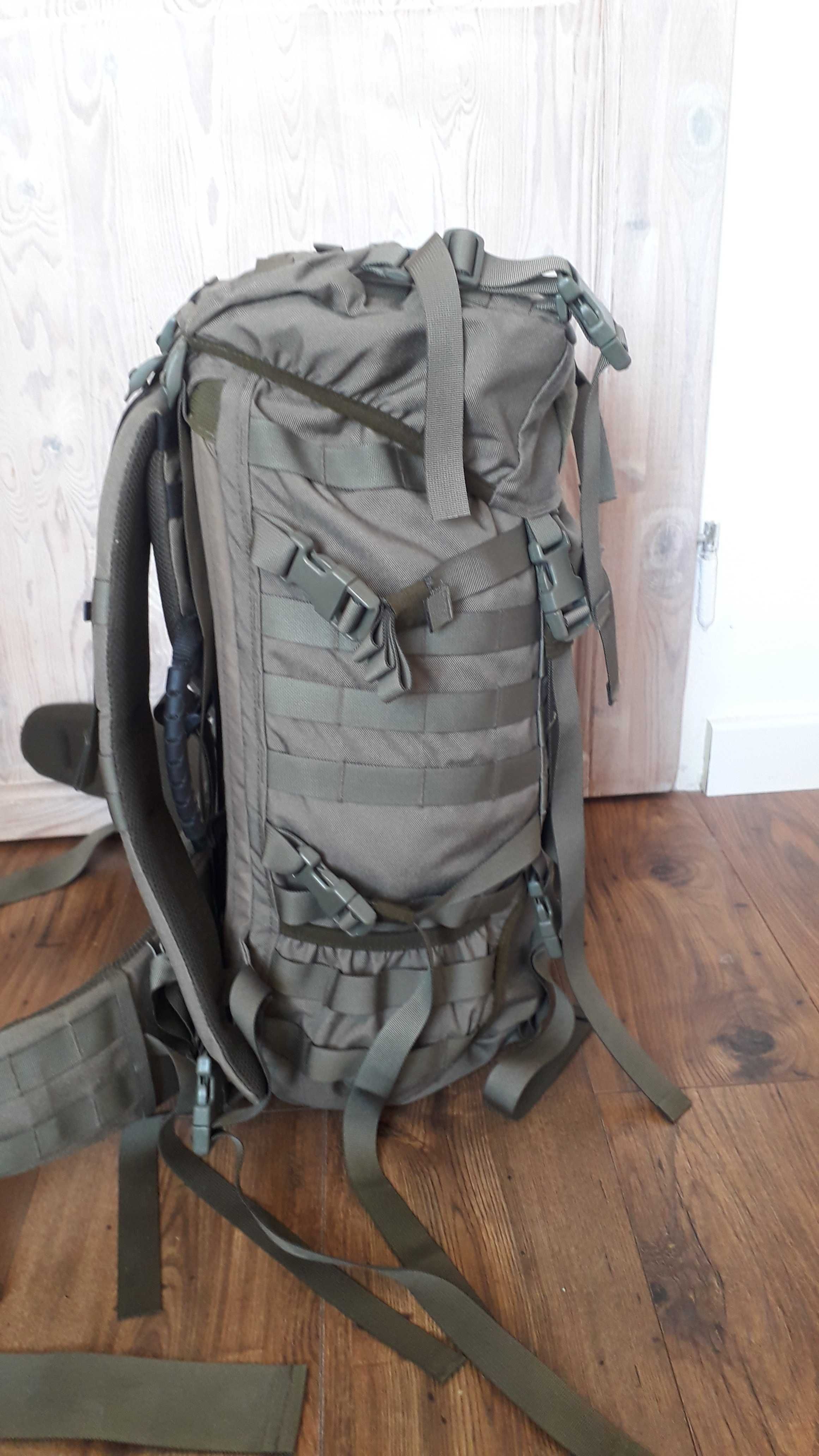 Plecak Wisport Raccoon 45l plus 2 x kieszeń boczna 9l RAL 7013