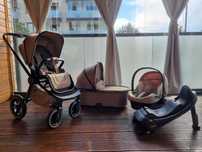 Zestaw Wózek MOON ReSea S Edition+ Cybex Aton S2 + baza isofix