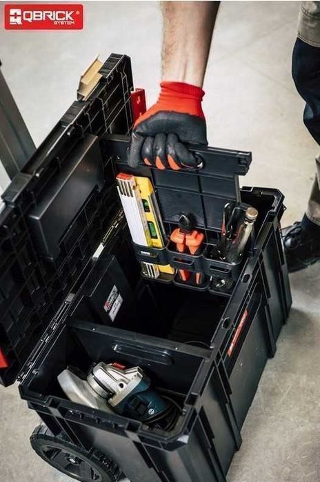6w1 DLA FACHOWCÓW Skrzynka narzędziowa moduły Qbrick Two Cart FV NOWA!