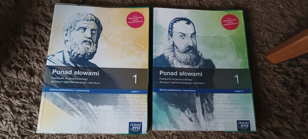 Poza słowami cz. 1 i 2 język polski technikum liceum