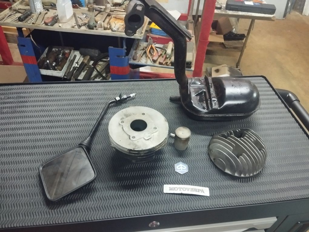 Material vespa usado