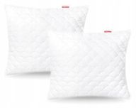 Poduszki 40x40cm 2pack jasiek jaśki antyalergiczne z zamkiem białe