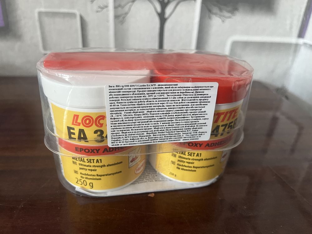 Двухкомпонентный эпоксидный клей  loctite epoxy adhesive ea 3475