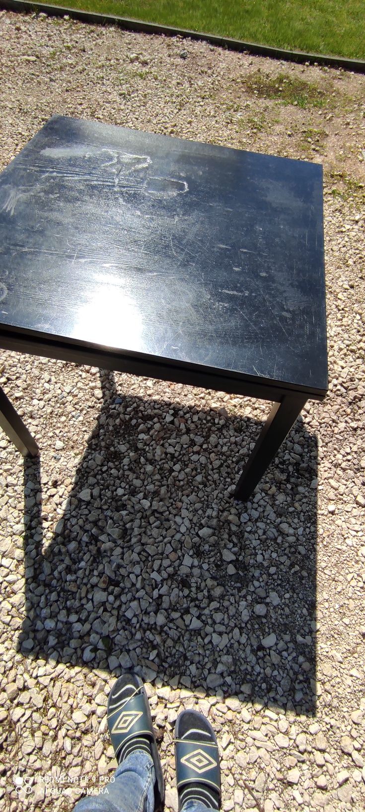 Stół rozkładany  czarny