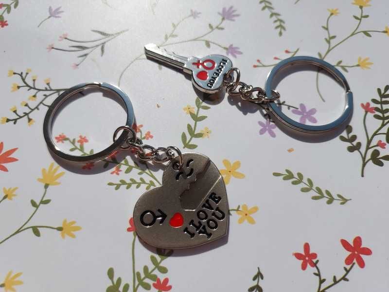Breloczek 2szt. I Love You, kocham Cię na prezent, walentynki