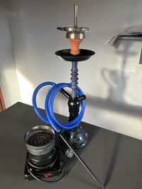 Shisha fajka wodna szisza silikonowy wąż + piecyk do węgielków