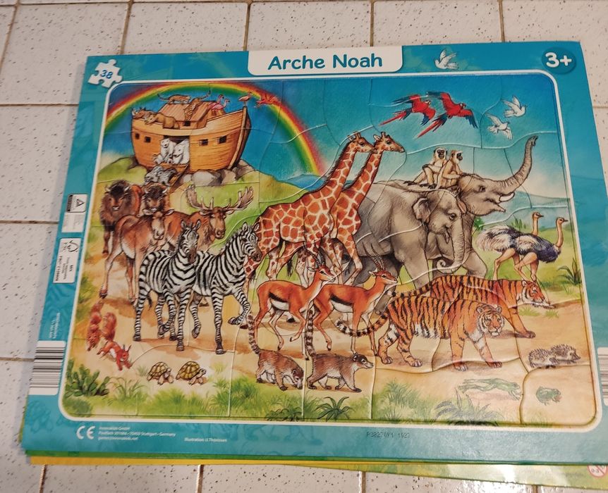 4 niemieckie puzzle zestaw