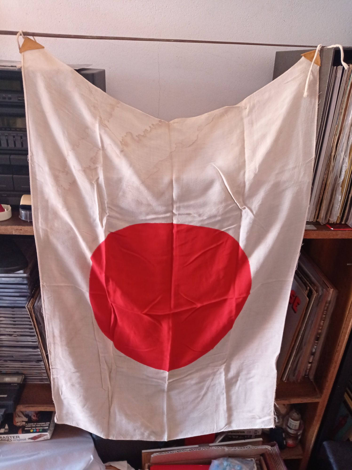 Bandeira japonesa e USA ww2