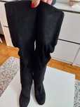 Botas de Cano Alto em Camurça Tam.39 Bershka