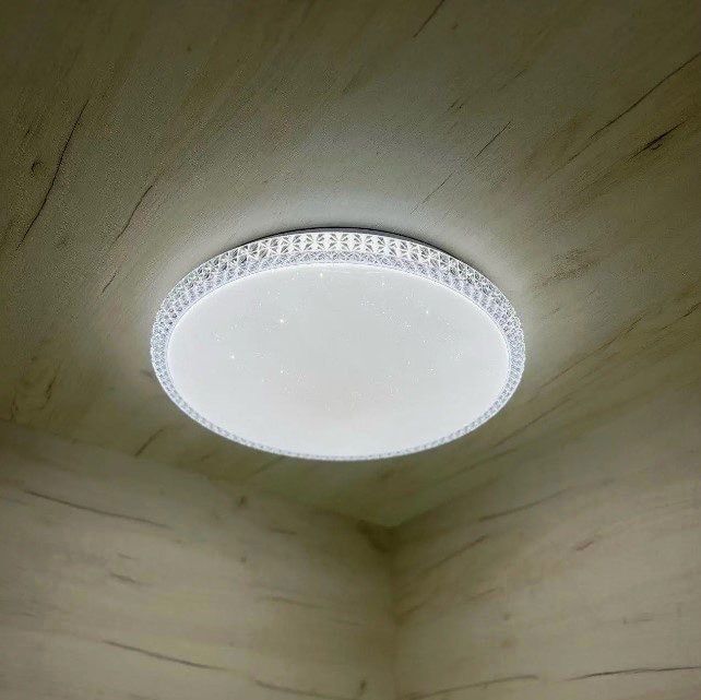 LED-светильник с пультом и без 24 50 90W Хрусталь оптовые цены!!!