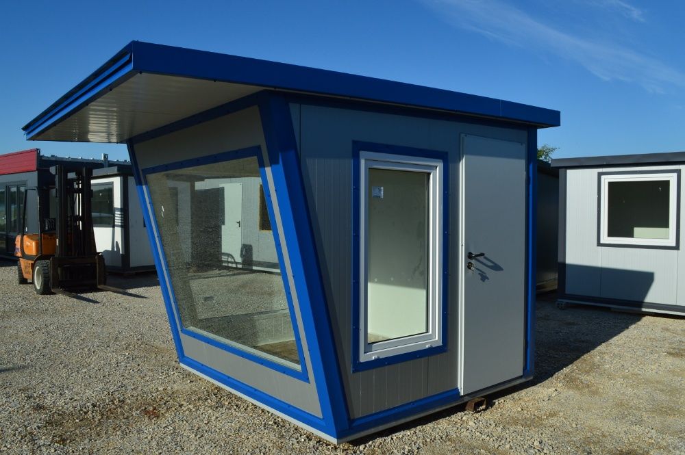Kontener ocieplany biurowy biuro socjalny stróżówka kiosk barak domek