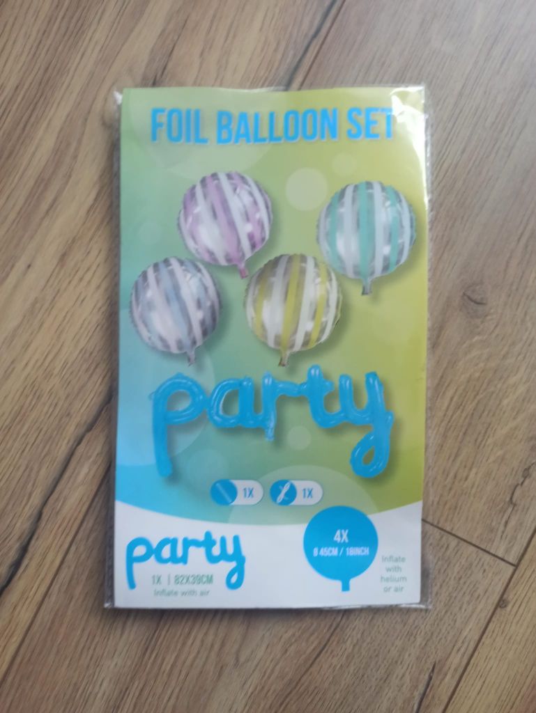 Balony urodzinowe imprezowe foliowe