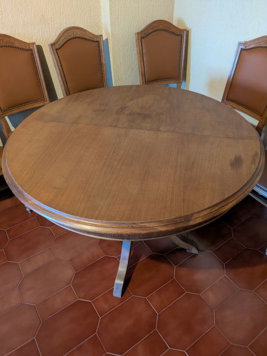 Mesa extensível + 6 cadeiras