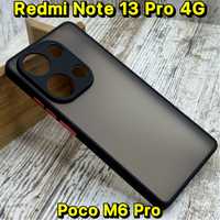 Чехол матовый Matt Case на Xiaomi Redmi Note 13 Pro 4G/ Poco M6 Pro