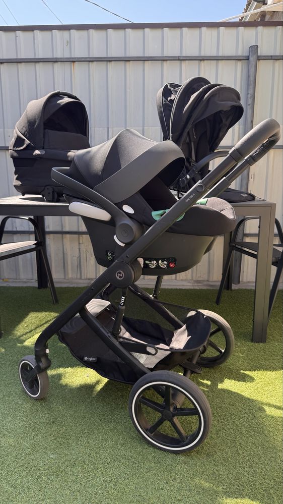 Колиска Cybex Balios S Lux 2024 Moon Black