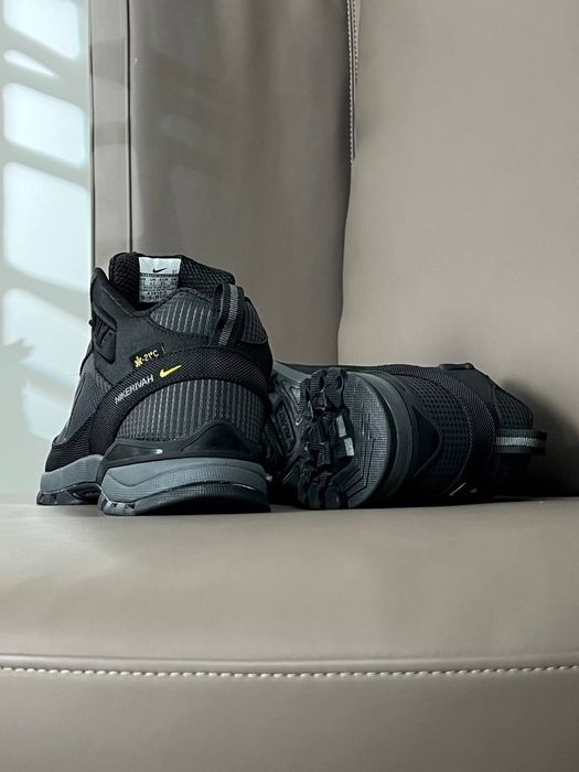 Чоловічі зимові кросівки Nike Rivah Black Grey Fur 41-46 р