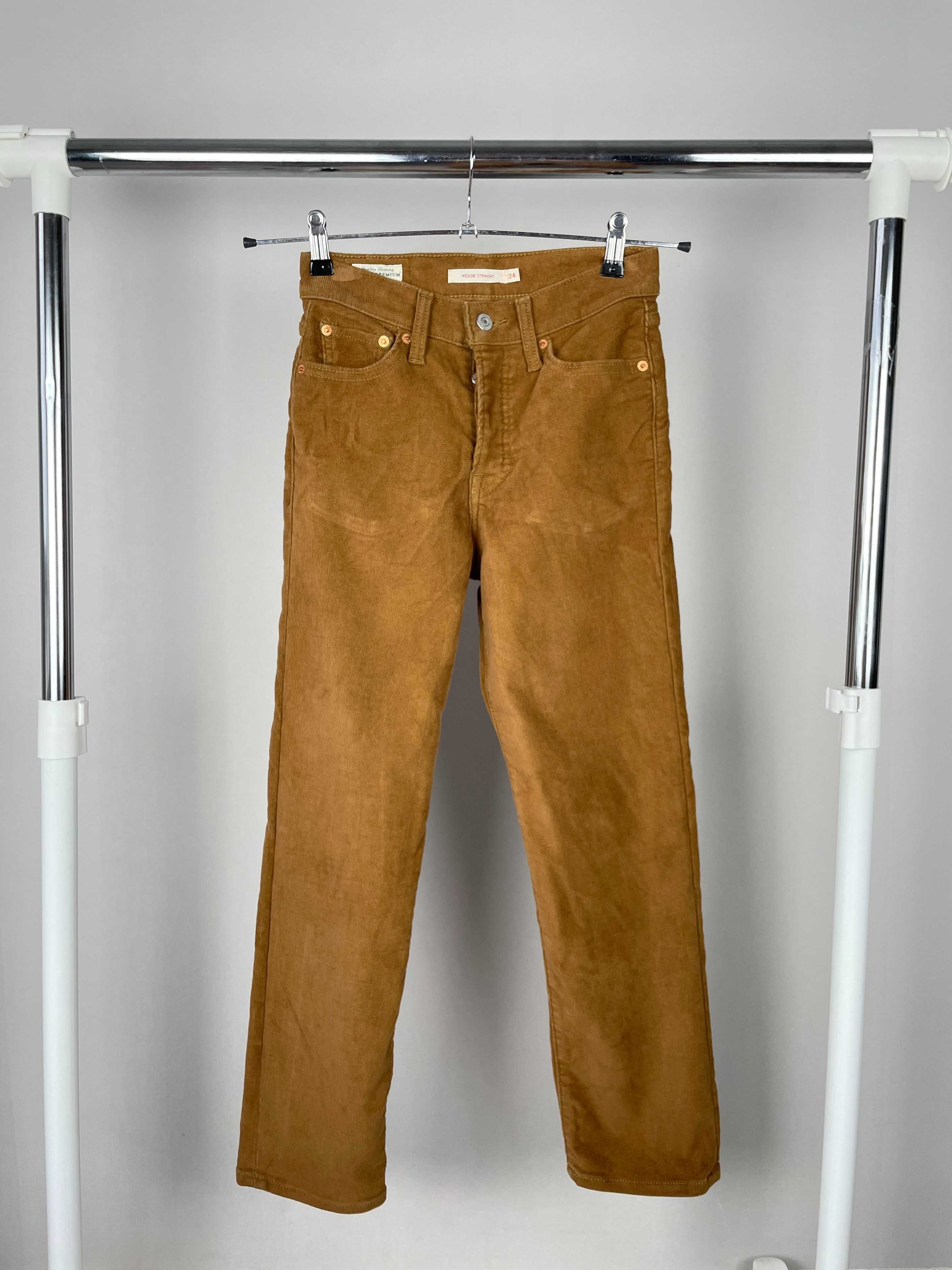 ХС Вельвтові джинси Levi’s premium штаны брюки джинсы оригинал