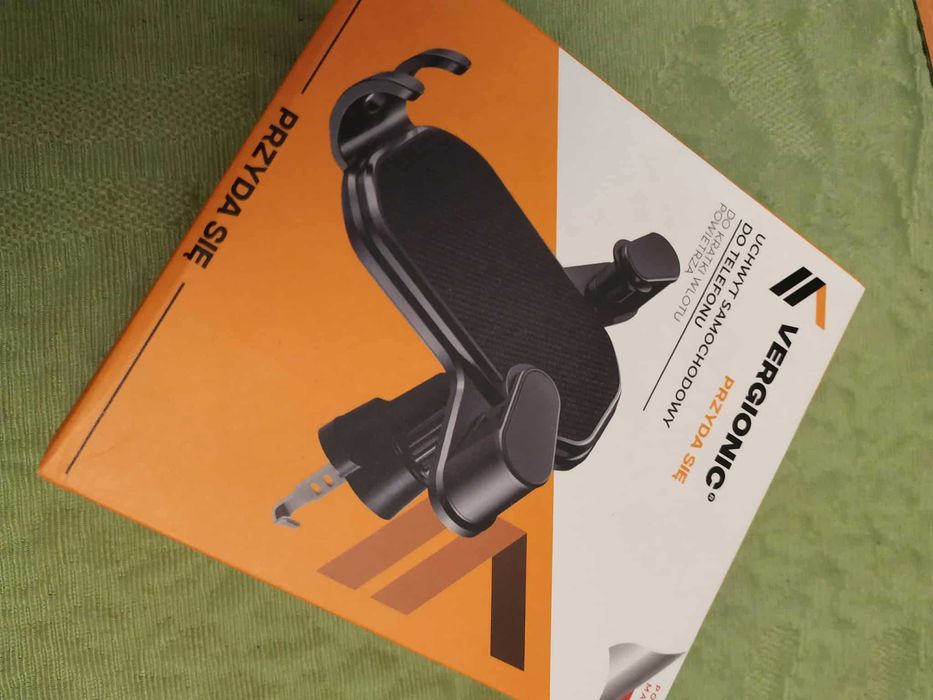 Uchwyt samochodowy na telefon do kratki nawiewu powietrza