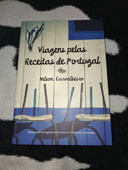 Livro Viagens pelas Receitas de Portugal NOVO