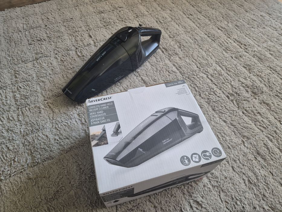Odkurzacz samochodowy i do domu akumulatorowy sucho mokro USB C nowy