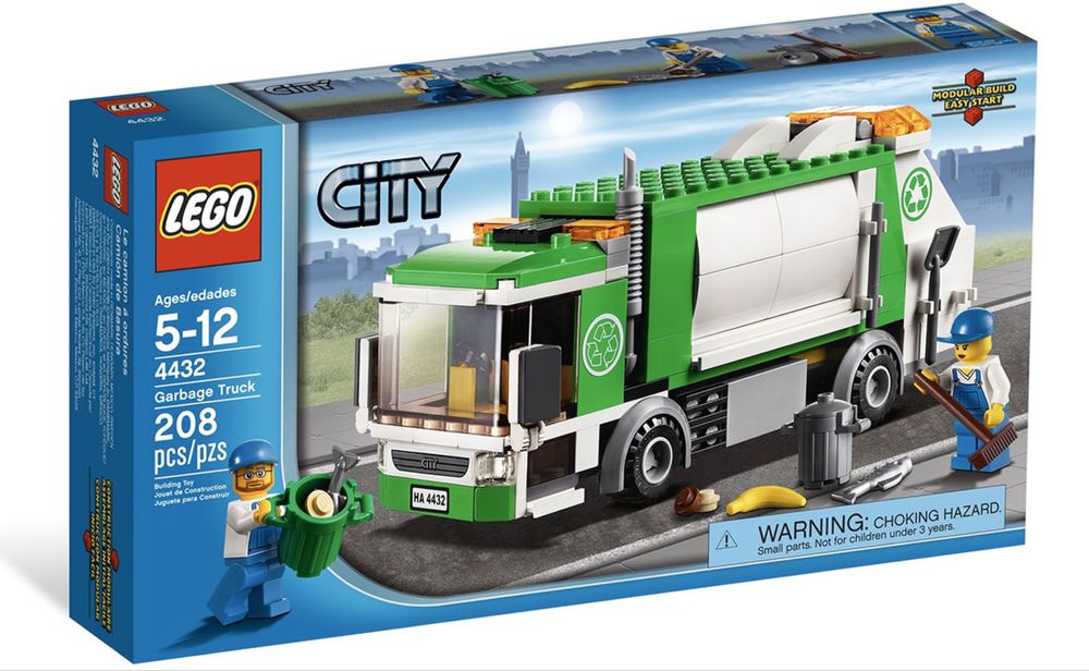 Lego city 4432 сміттєва машина