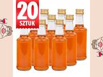 20 sztuk Butelka szklana monopolowa na wódkę 200 ml