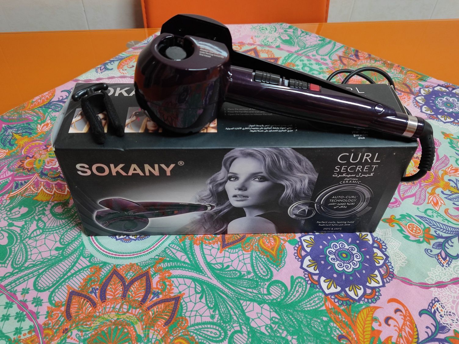 Máquina de fazer caracóis no cabelo - Curly Secret da Sokany