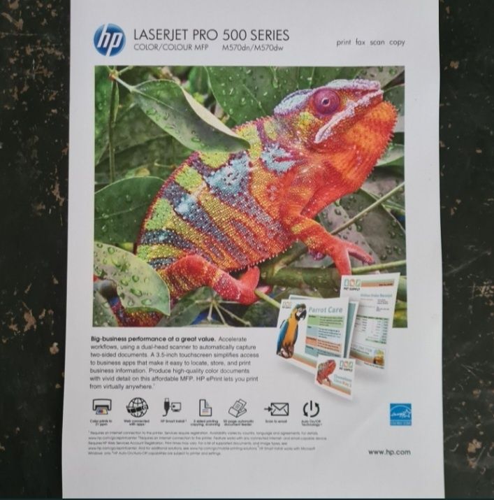 БФП HP LaserJet Pro 500 M570dn кольоровий  цветной  дуплекс. Гарантія