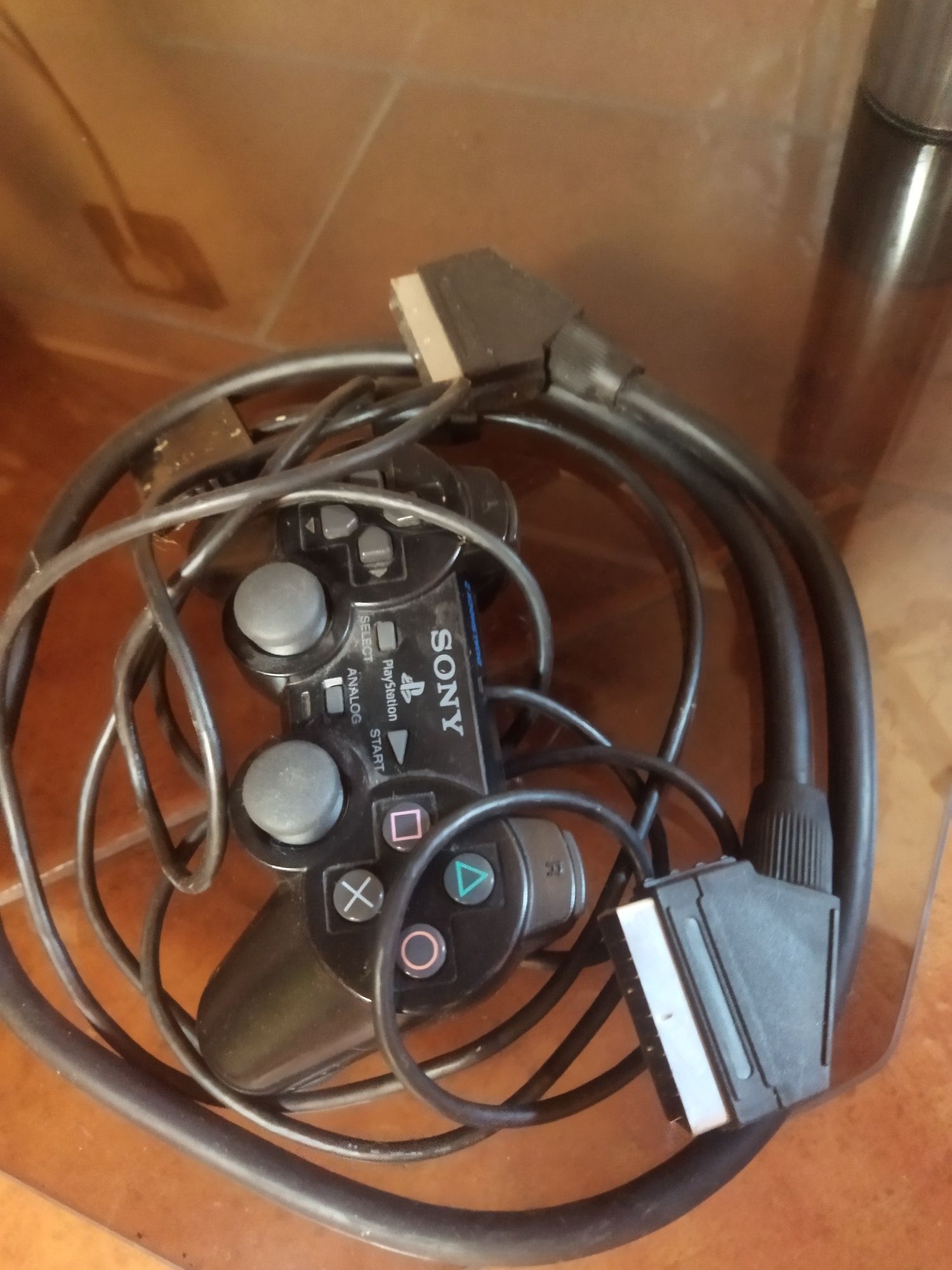 Consola original Sony PlayStation 2 PS2 com 20 jogos e comandos