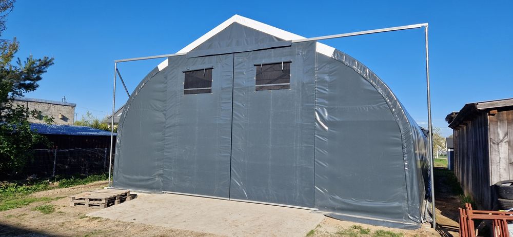 Hala łukowa 9x20x5m 180m2 DOSTĘPNA OD RĘKI na bele garaż wiata magazyn