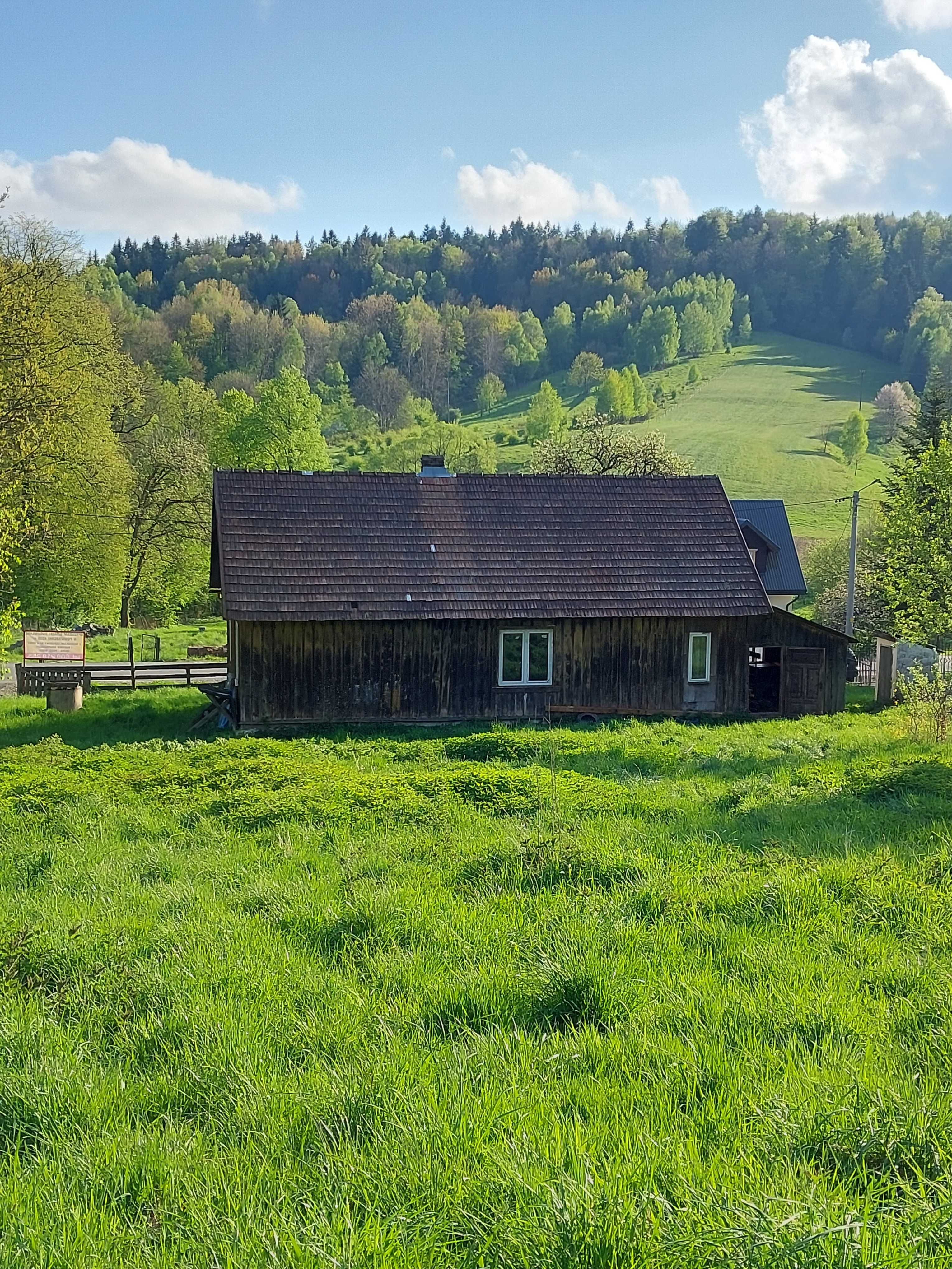 Działka  Bieszczady .warunki zabudowy na 4 domy. Widokowa i słoneczna