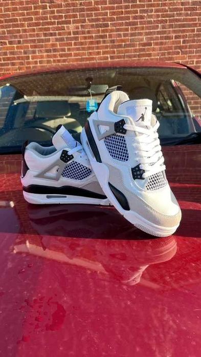 Buty Mokasyny Jordan_4_Retro_Military_Black R.43