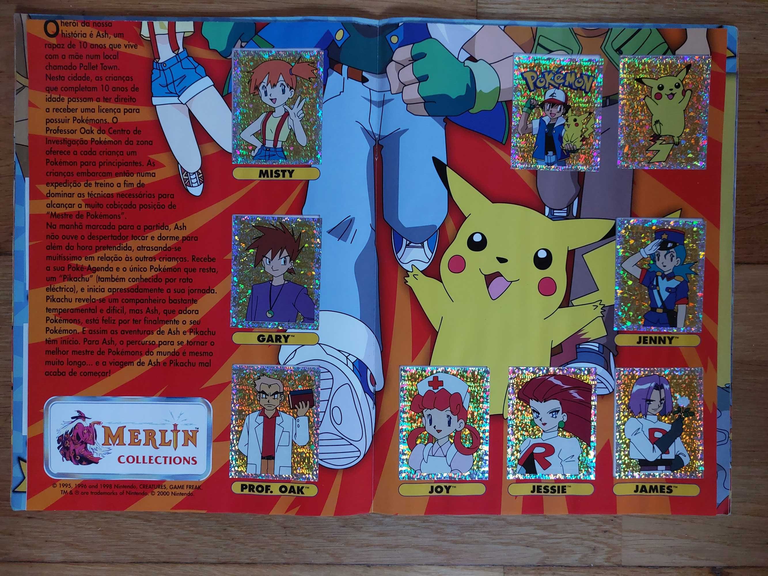 Caderneta "Pokémon - Gotta Catch em all!" - completa + poster