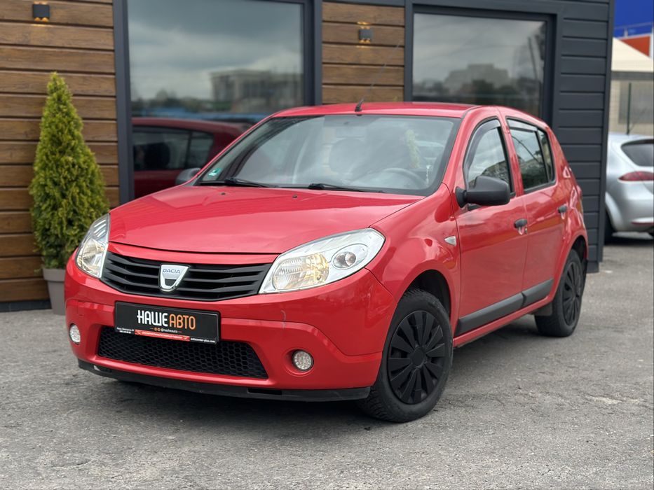 DACIA SANDERO 2009 року, 1.4 газ/бензин, механіка, передній привід.