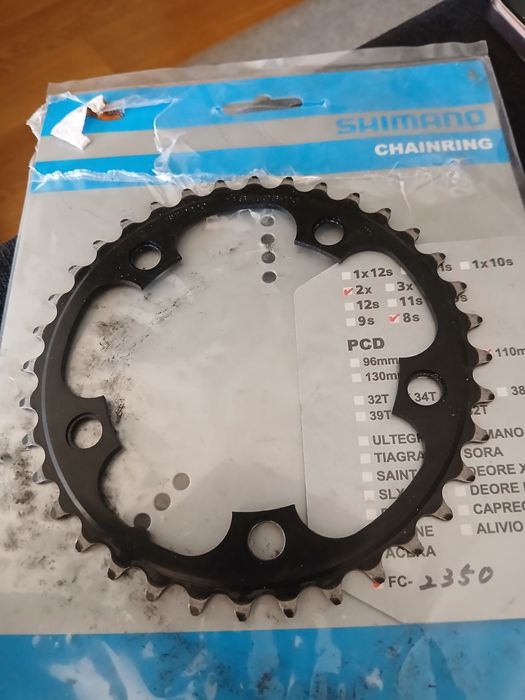 Prato Shimano 36