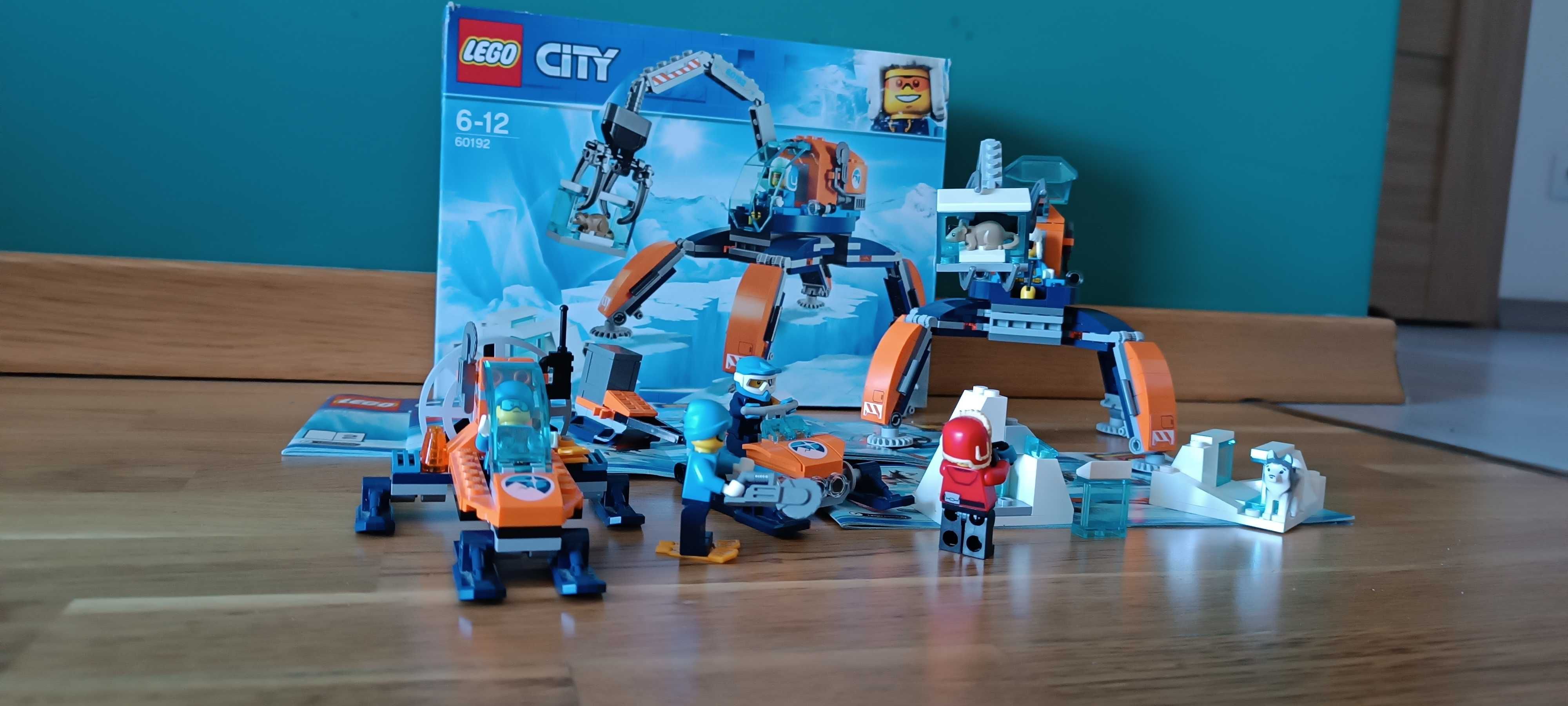 LEGO CITY 60190, 60191, 60192 arktyczny łazik lodowy