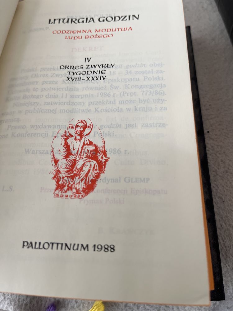 Brewiarz  Liturgia godzin 4 części