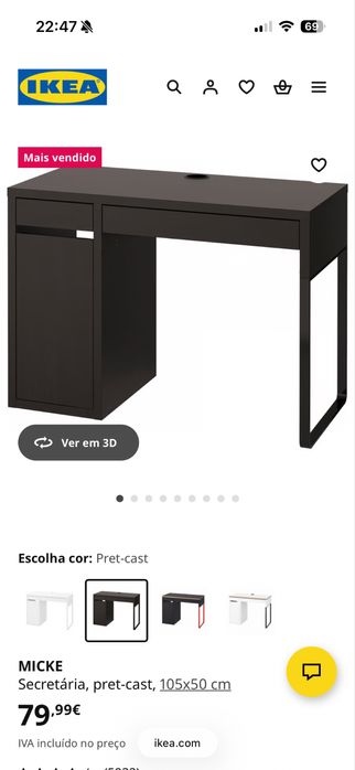 Secretaria MICKE ikea