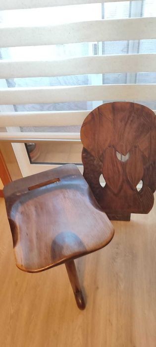 Cadeira africana de 3 pés