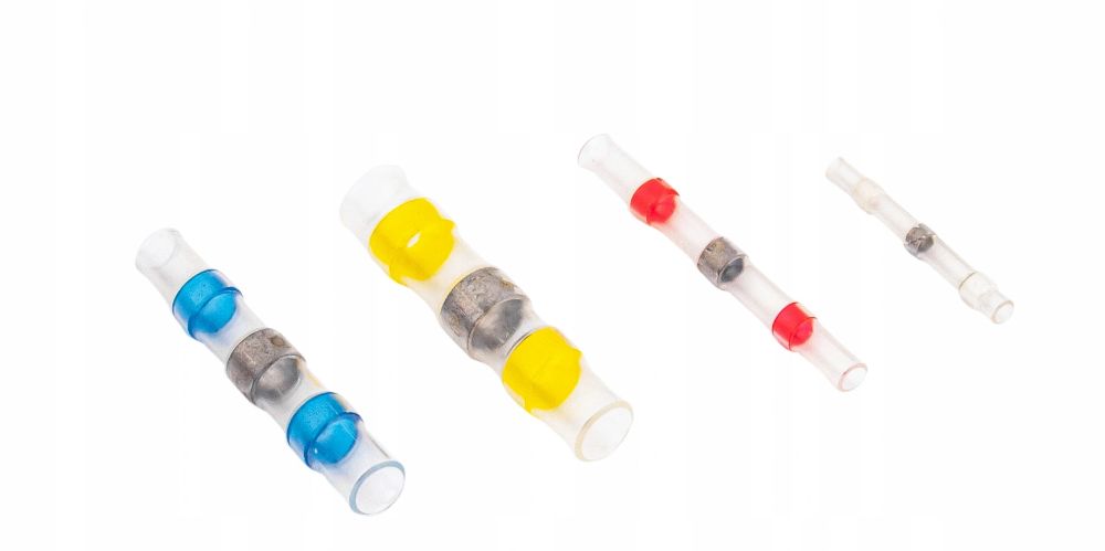 ZŁĄCZKI RURKI KOSZULKI termokurczliwe z cyną 100sz