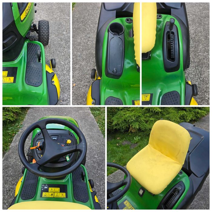 Traktorek kosiarka John Deere X155R 18KM v-ka B&S pompa SUPER STAN