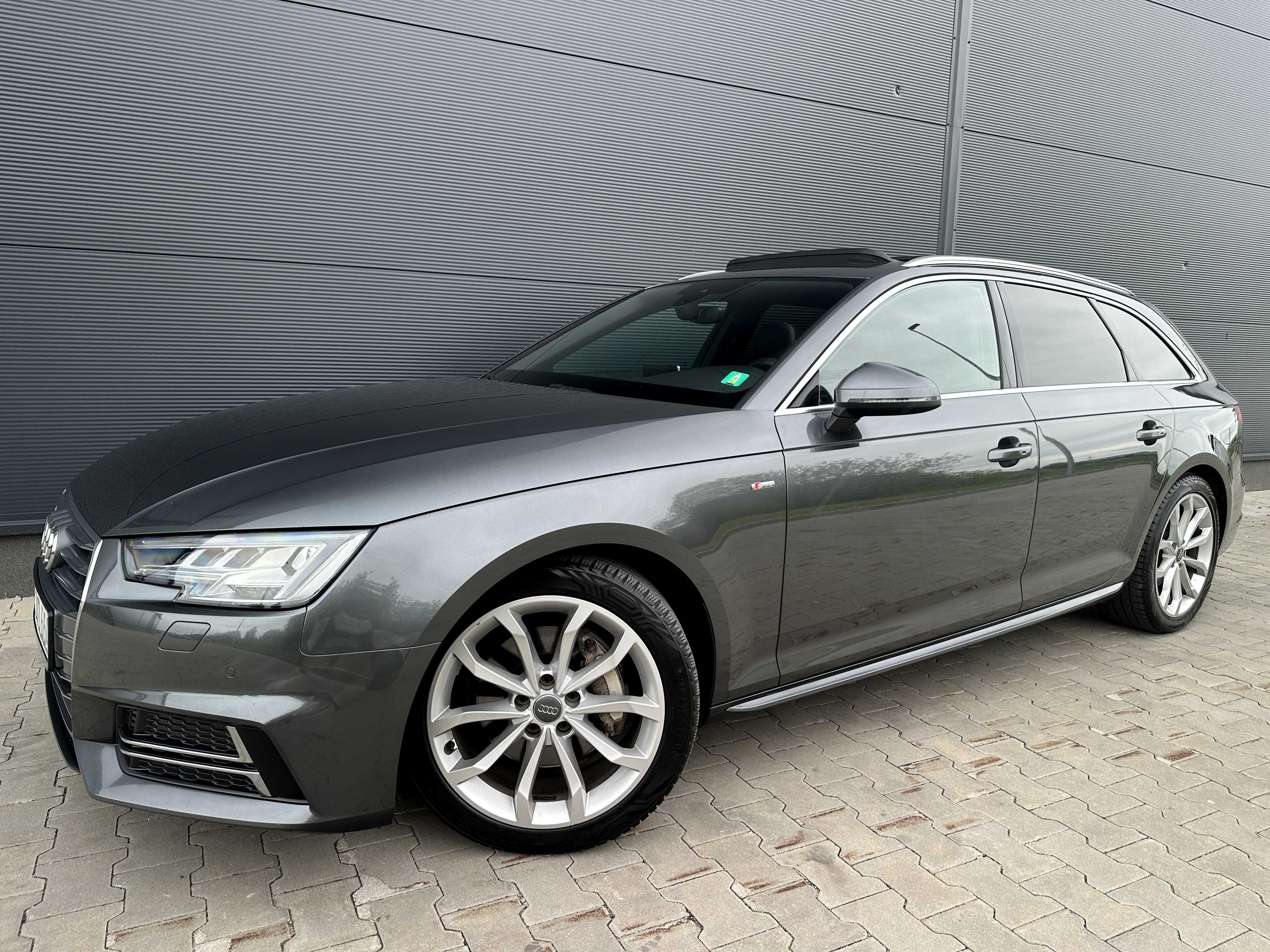 AUDI A4 B9 2.0 TDI QUATTRO FULL S-LINE Matrix Panorama Kamera Virtual