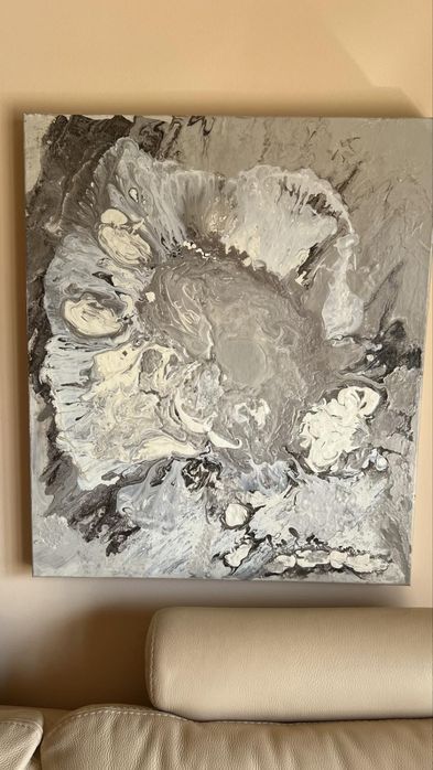 Tela acrilica abstrata 60x70 cm