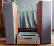 Zestaw SONY amplituner + odtwarzacz płyt CD/DVD + kolumny